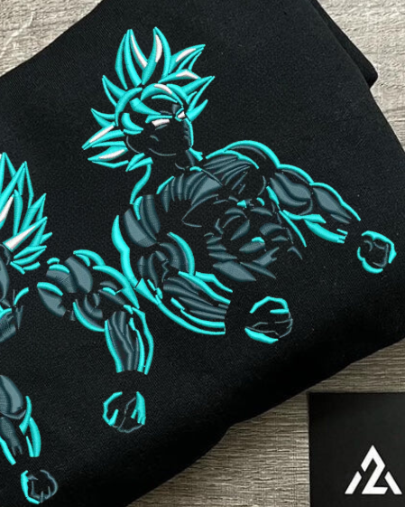 Custom Vegeta & Goku Blue Design