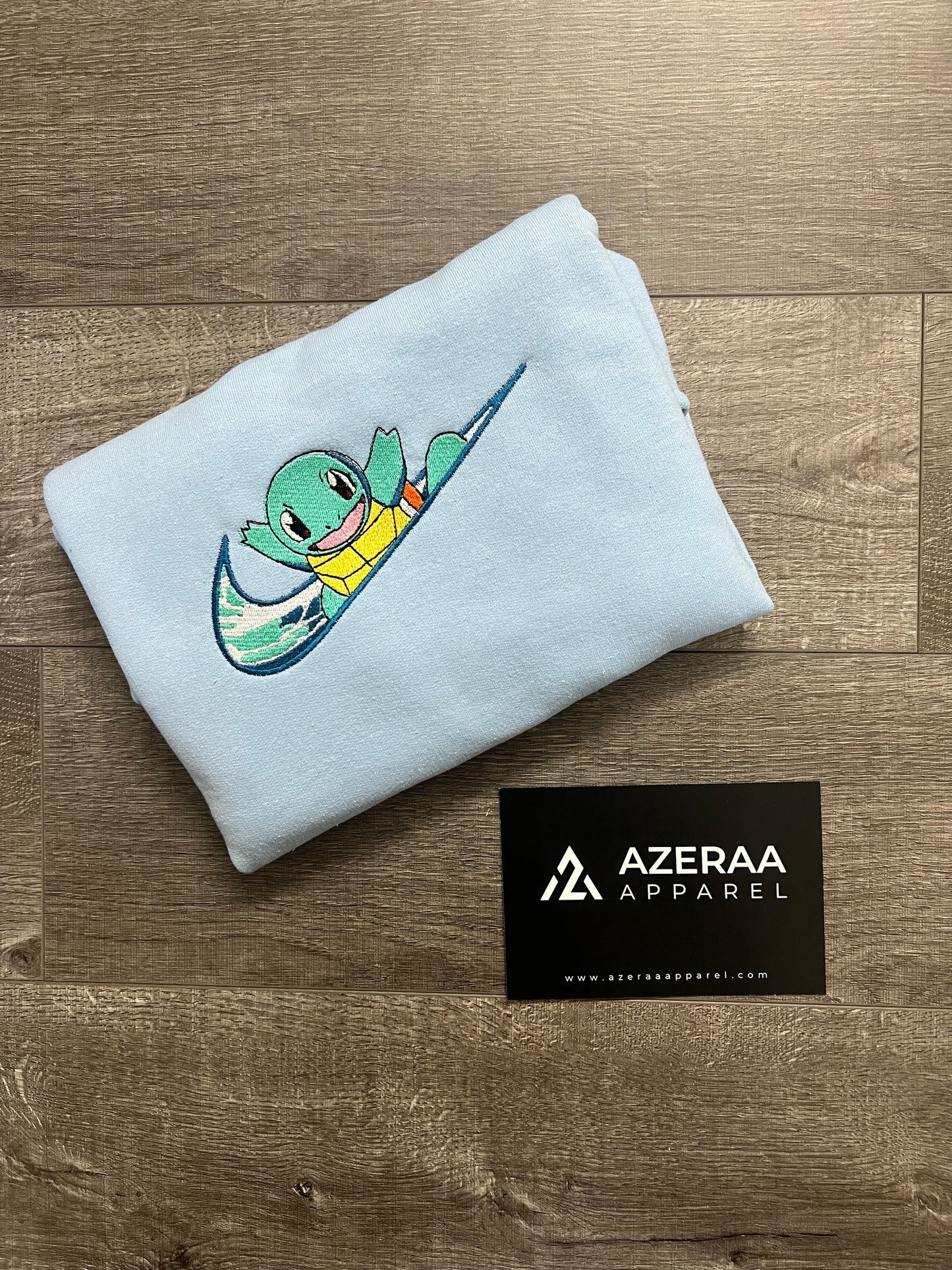 Custom Squirtle Swoosh