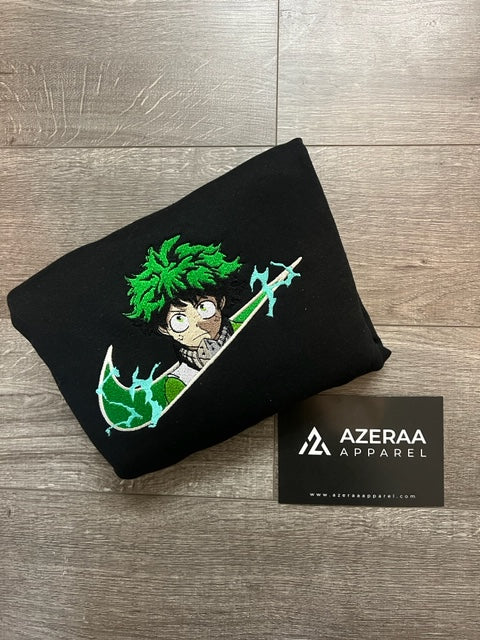 Custom Izuku Swoosh Stitch