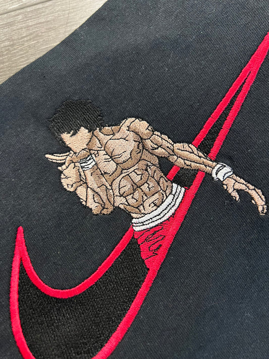 Custom Baki Swoosh Design