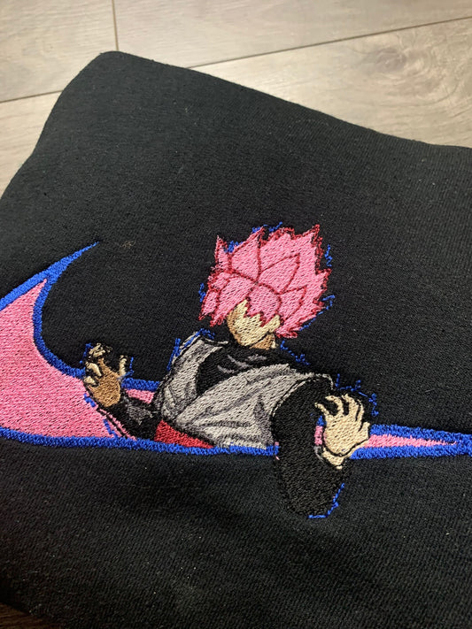 Custom Goku Swoosh Stitch